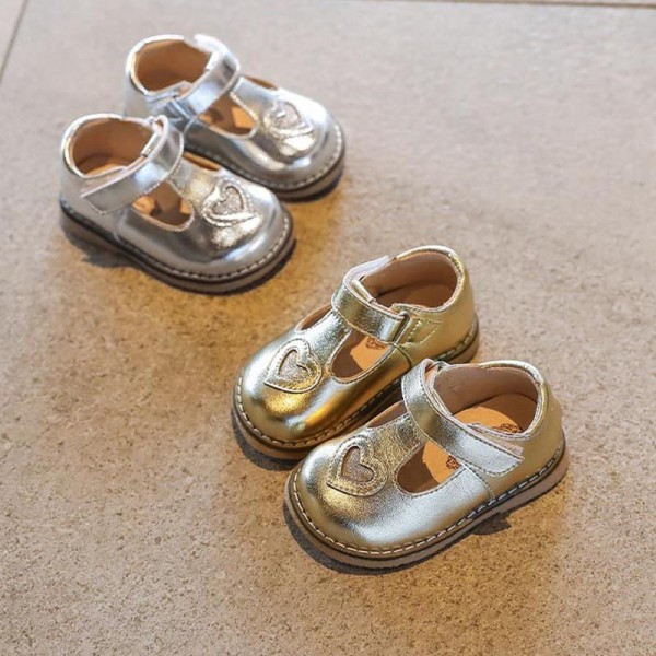 Girl's leather princess shoes newborn children's shoes 2020 spring and autumn soft soled 1-3 year old girl's shoes British style