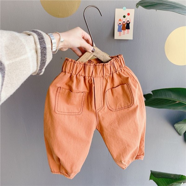 2020 autumn children's wear new Korean girls' Autumn casual pants 20126