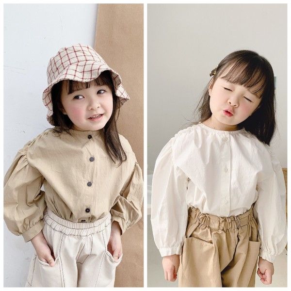 2020 autumn children's clothing new girls' Korean ...