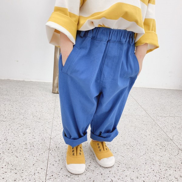 Autumn 2020 children's new Korean men's and women's pants children's casual pants 19006 