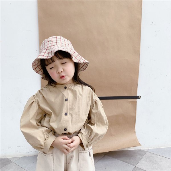 2020 autumn children's clothing new girls' Korean shirt spring and autumn shirt 20117