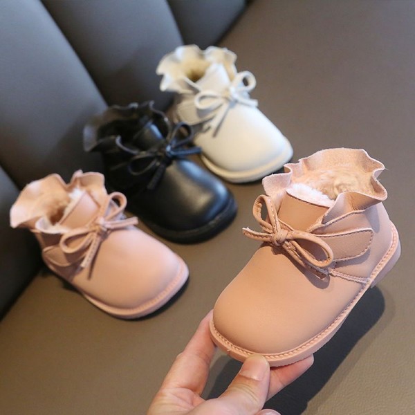 Girl Princess Soft soled 1-3 years old plush and t...