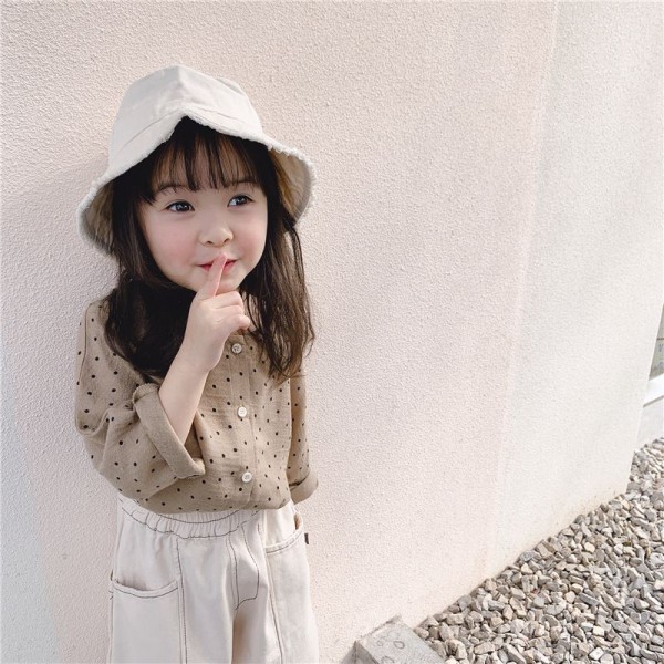 2020 autumn children's clothing autumn new products girls' spring clothing Korean shirt autumn winter bottom shirt 20177