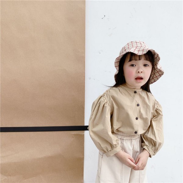 2020 autumn children's clothing new girls' Korean shirt spring and autumn shirt 20117