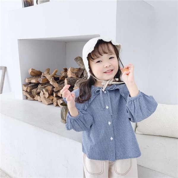 New autumn children's wear 2020 girls' Autumn shirt spring and autumn shirt 20122