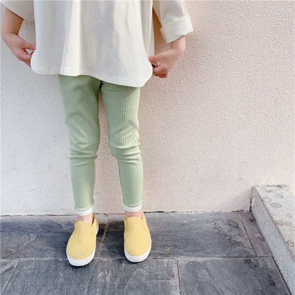 2020 spring children's wear new girls' four color Leggings spring summer 9-point pants 20120 