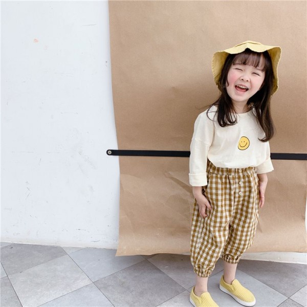 2020 spring and autumn children's wear new girls' Korean 9-point pants casual pants spring and summer mosquito pants 20185 