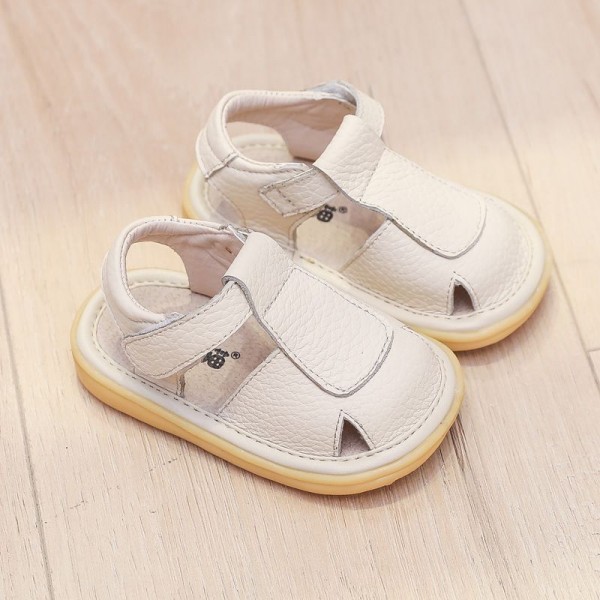 2020 new children's sandals leather soft soled Baotou toddler shoes baby sandals 1-3 years old baby shoes wholesale 