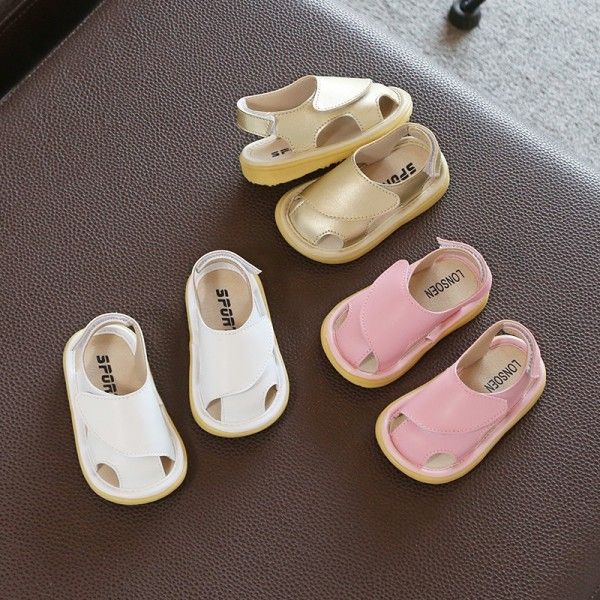 Children's sandals 2020 summer new Baotou men's an...