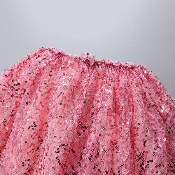 One hair foreign trade children's clothing 2020 summer clothing Korean girls' short sleeve sequined skirt suit two piece set 1708