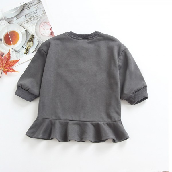 0.8ew foreign trade children's wear 2020 autumn new European and American children's wear extended dress 1894