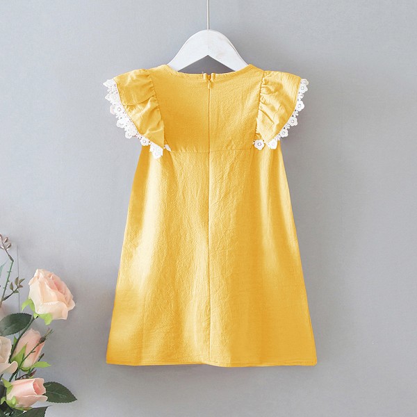 EW foreign trade children's Dress Girls' skirt Korean lace dress children's Princess Dress 2020 new q129