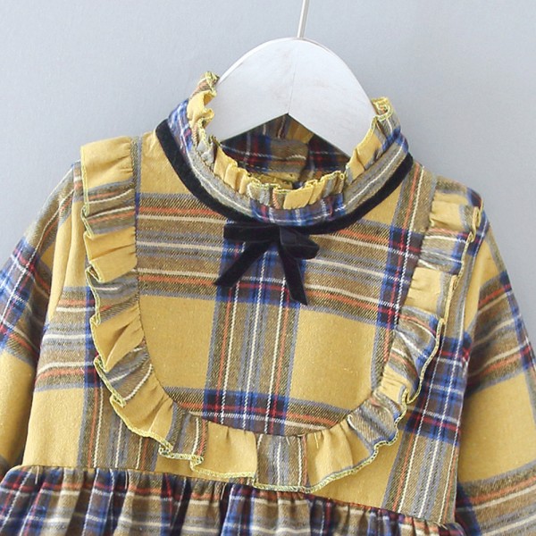 EW foreign trade children's wear 2020 new spring and autumn girls' long sleeve baby girl dress 1913-2