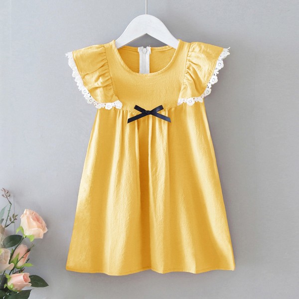 EW foreign trade children's Dress Girls' skirt Korean lace dress children's Princess Dress 2020 new q129