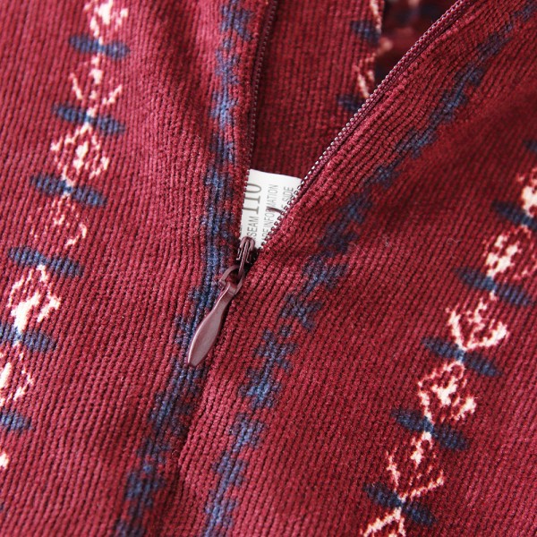 EW foreign trade children's wear 2020 girls' foreign style dress autumn winter little girl wine red Korean skirt 902