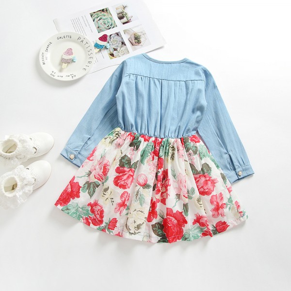 Children's new 2020 summer girl's skirt suit middle and small children's suit hair generation autumn hair generation foreign trade children's wear