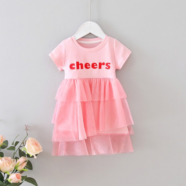 EW foreign trade children's clothing girls letter ...