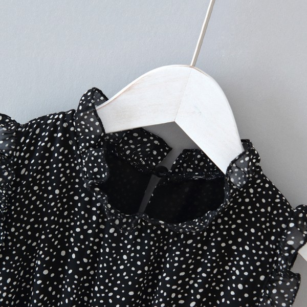 EW foreign trade children's wear 2020 girl's dress children's skirt wave point Chiffon girl cake skirt q128