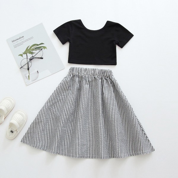 Foreign trade children's skirt 2020 summer new set...