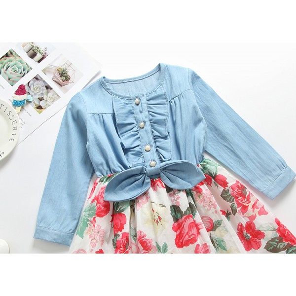 Children's new 2020 summer girl's skirt suit middle and small children's suit hair generation autumn hair generation foreign trade children's wear