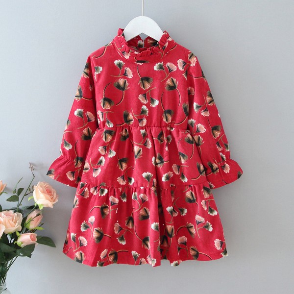 EW foreign trade children's dress autumn winter 20...