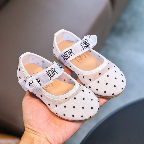 Girls' breathable princess shoes 2020 spring new children's leisure single shoes little girl's baby shoes middle and small children's shoes