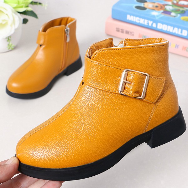 Girls' short boots foreign trade children's shoes autumn and winter 2018 new children's single boots Korean fashion
