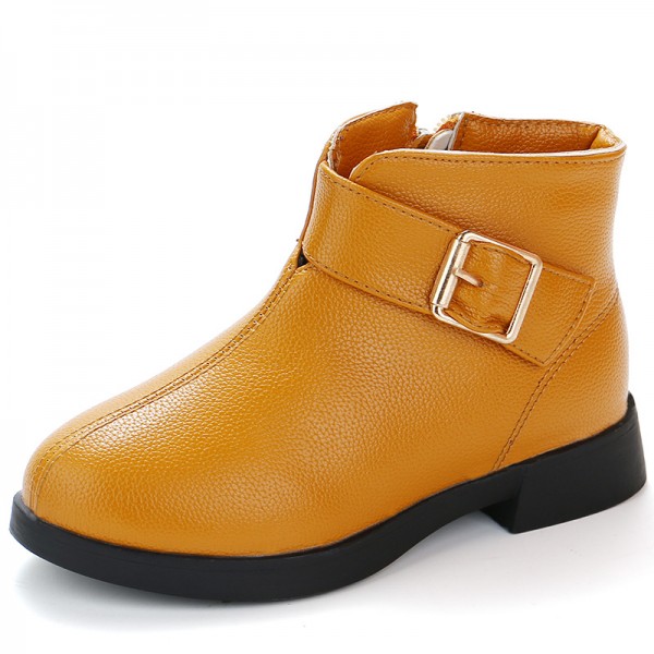 Girls' short boots foreign trade children's shoes autumn and winter 2018 new children's single boots Korean fashion