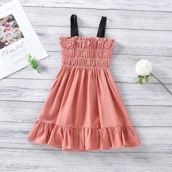 EW foreign trade children's summer wear 2021 new girls' suspender waist closing princess skirt q645