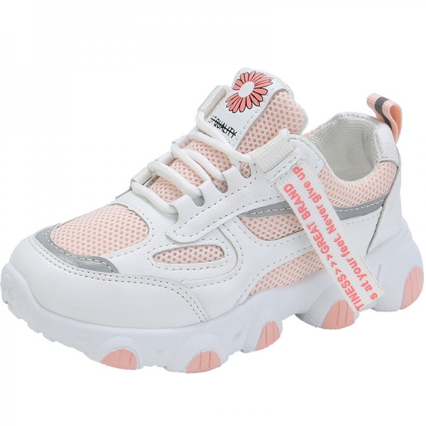 Zhenyi autumn 2020 neutral artificial Pu leisure children's sports shoes Velcro breathable children's shoes agent to join