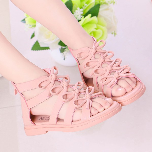 Girls' summer new children's sandals women's Roman...