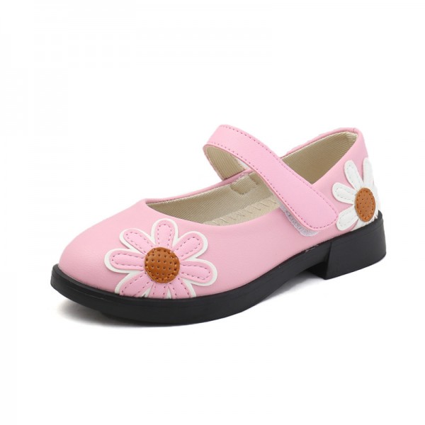 Princess shoes girl's single shoes spring and autumn 2020 new children's versatile Doudou shoes