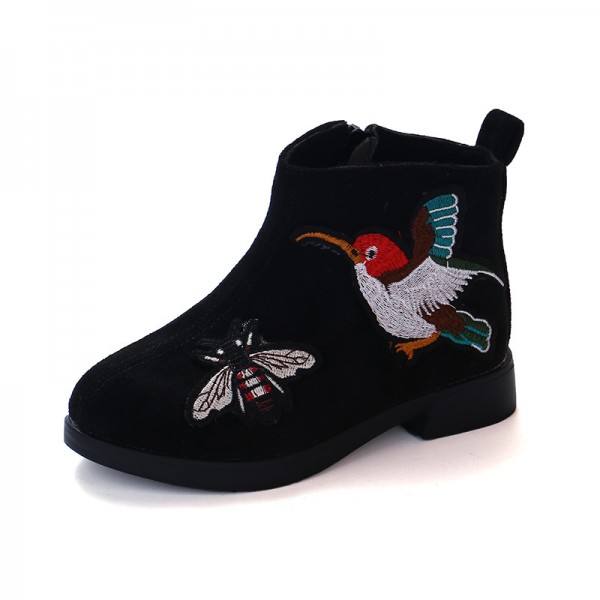 Foreign trade children's shoes autumn and winter 2019 new children's single boots Korean fashion girl's short boots
