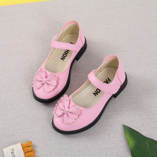 Girls' princess shoes spring and autumn 2020 new versatile Doudou shoes