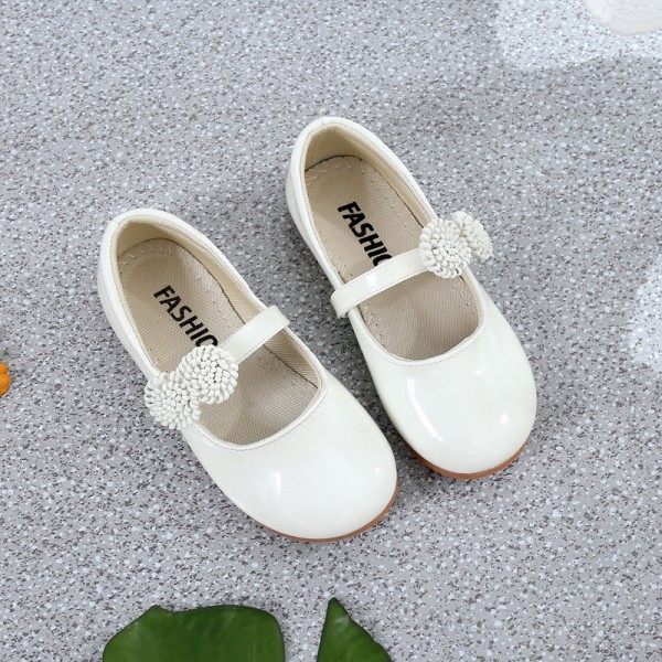 Foreign trade children's shoes white princess shoe...