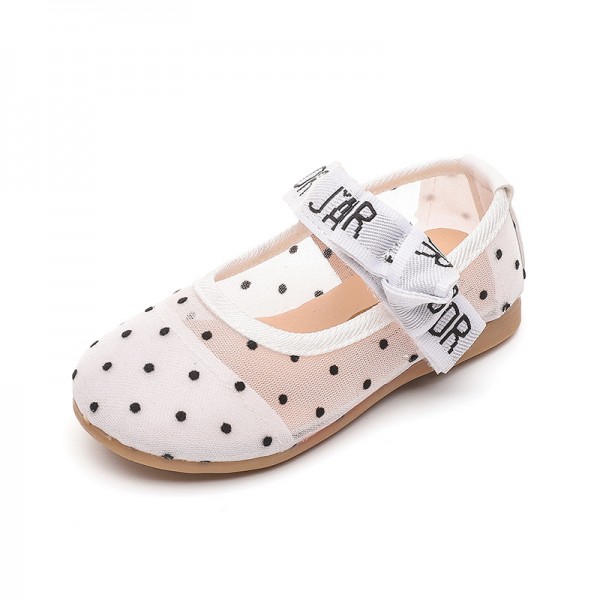 Girls' breathable princess shoes 2020 spring new children's leisure single shoes little girl's baby shoes middle and small children's shoes