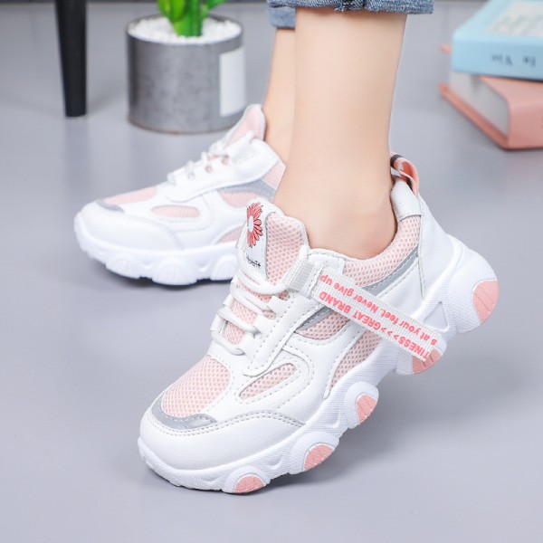 Zhenyi autumn 2020 neutral artificial Pu leisure children's sports shoes Velcro breathable children's shoes agent to join