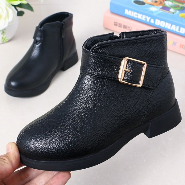 Girls' short boots foreign trade children's shoes autumn and winter 2018 new children's single boots Korean fashion