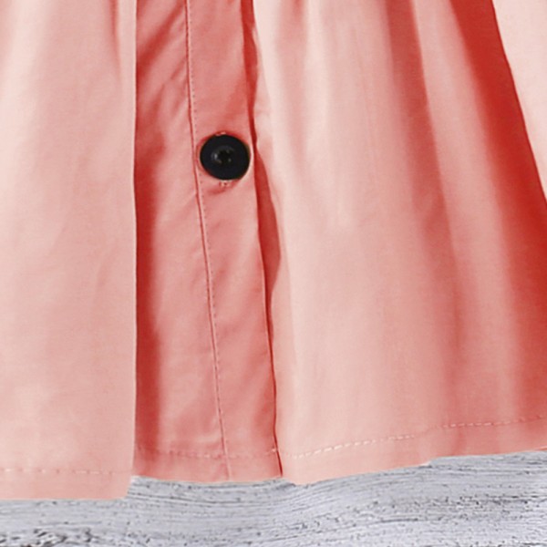 EW foreign trade children's clothing 2021 summer clothing new girl's literature and art RETRO work clothes waist slim dress q627-2