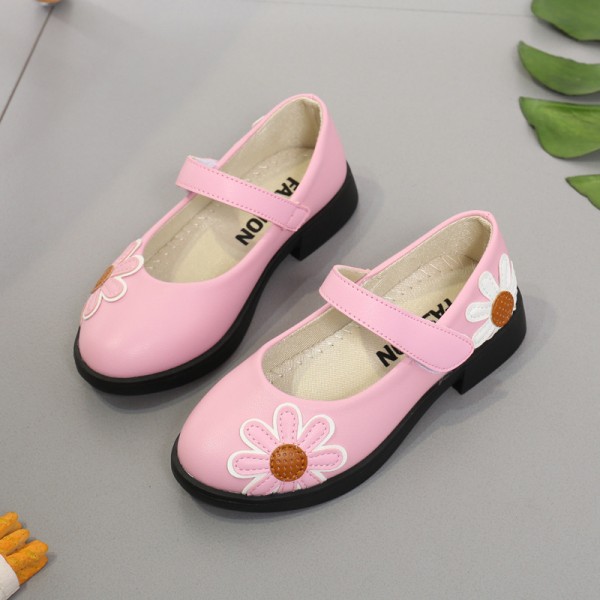 Princess shoes girl's single shoes spring and autumn 2020 new children's versatile Doudou shoes