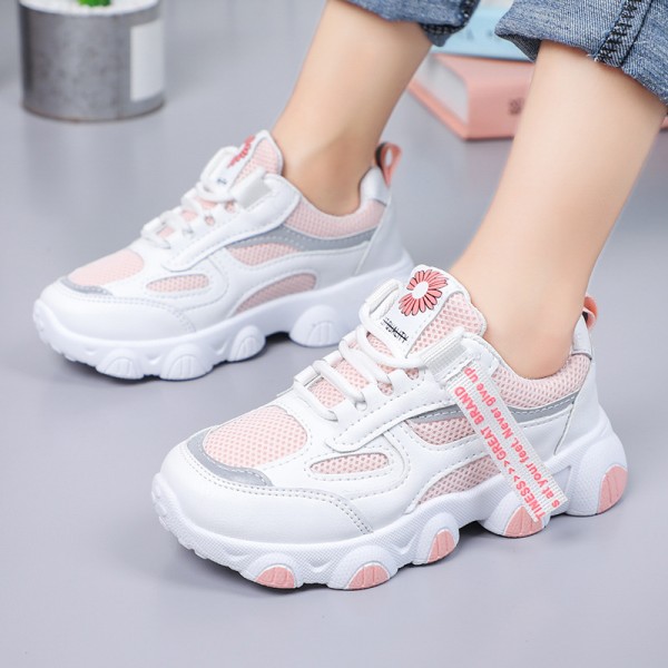 Zhenyi autumn 2020 neutral artificial Pu leisure children's sports shoes Velcro breathable children's shoes agent to join