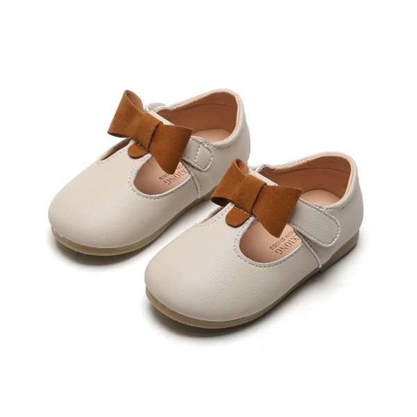 Children's princess shoes spring and summer new children's shoes Bow Shoes Women's Korean children's leisure