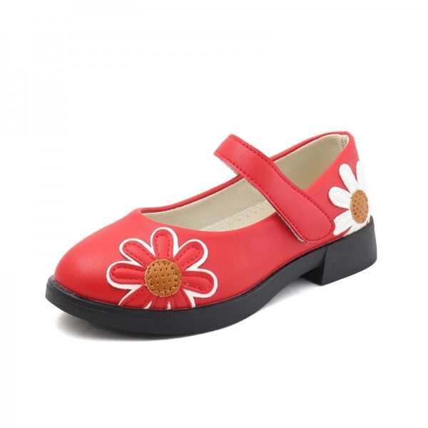 Princess shoes girl's single shoes spring and autumn 2020 new children's versatile Doudou shoes