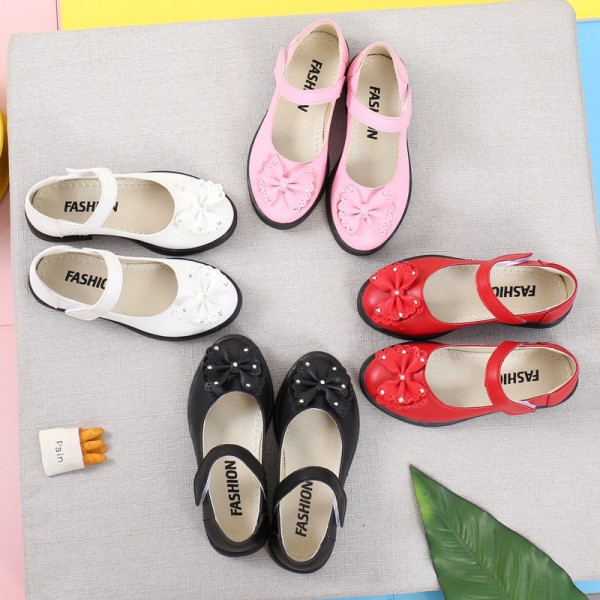 Girls' princess shoes spring and autumn 2020 new v...