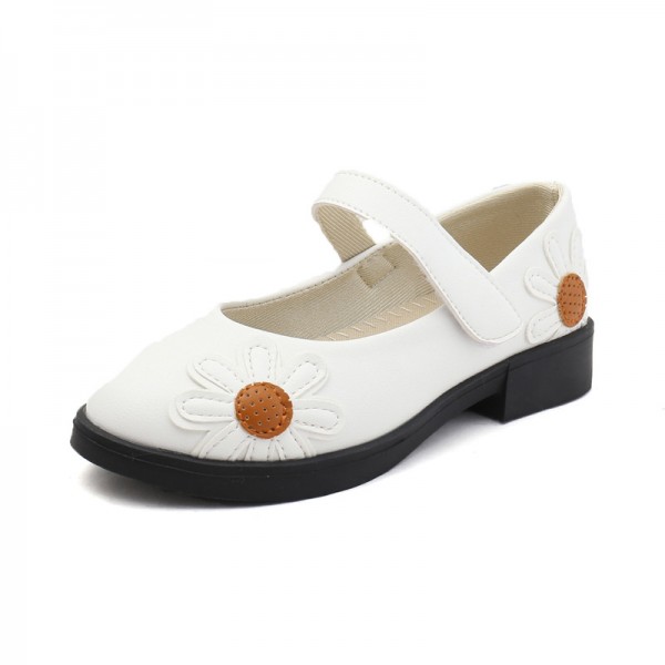 Princess shoes girl's single shoes spring and autumn 2020 new children's versatile Doudou shoes