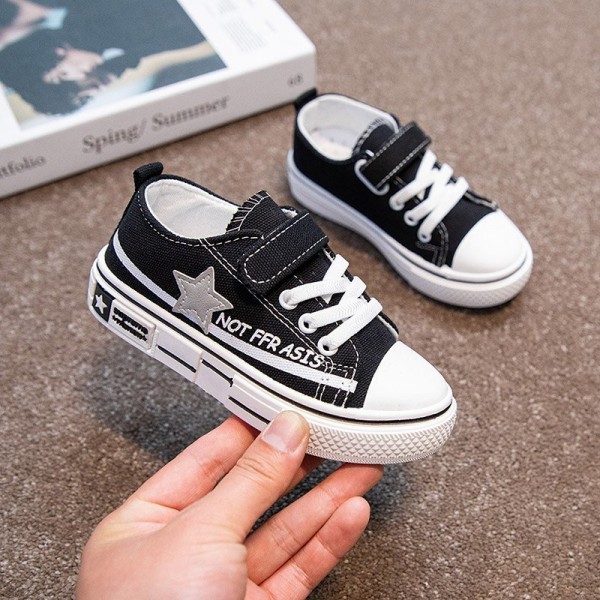 Children's canvas shoes 2021 spring new girl's shoes: leisure shoes for children and sports shoes for boys