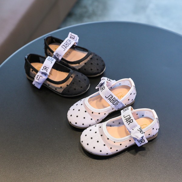 Girls' breathable princess shoes 2020 spring new children's leisure single shoes little girl's baby shoes middle and small children's shoes
