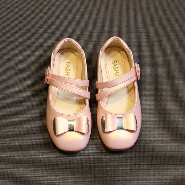 Square head girl's shoes foreign trade children's shoes 2020 new small high heel princess shoes