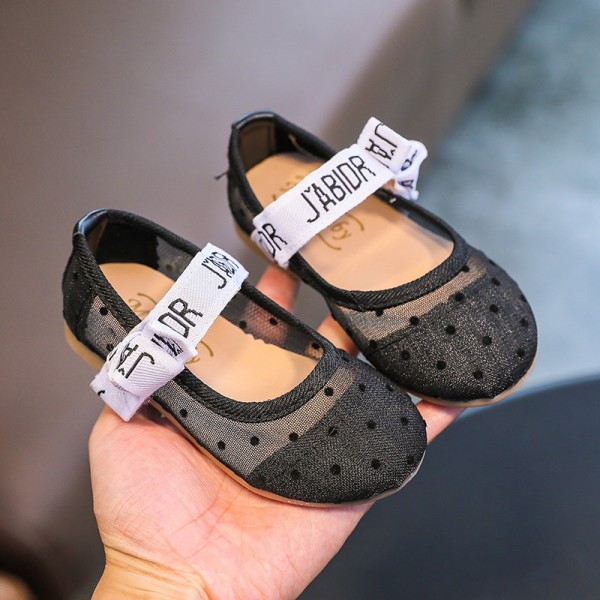 Girls' breathable princess shoes 2020 spring new children's leisure single shoes little girl's baby shoes middle and small children's shoes