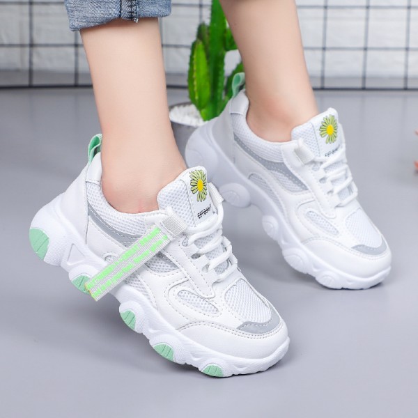 Zhenyi autumn 2020 neutral artificial Pu leisure children's sports shoes Velcro breathable children's shoes agent to join